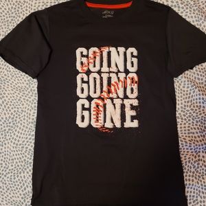 Large BCG black t-shirt with design